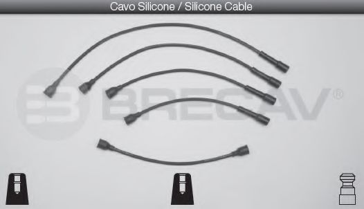 BRECAV 06.423 Комплект проводов зажигания 