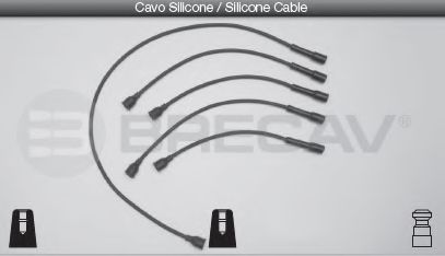 BRECAV 06.424 Комплект проводов зажигания 