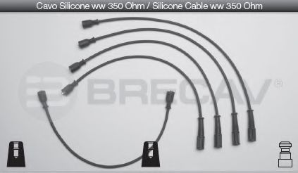BRECAV 06.502 Комплект проводов зажигания 