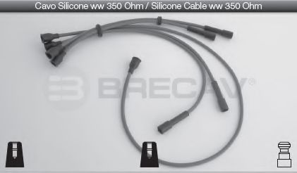 BRECAV 06.5108 Комплект проводов зажигания 