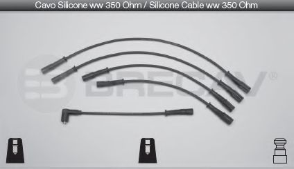 BRECAV 06.544 Комплект проводов зажигания 