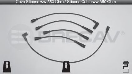 BRECAV 06.548 Комплект проводов зажигания 