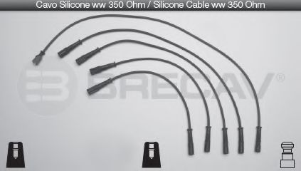 BRECAV 06.590 Комплект проводов зажигания 