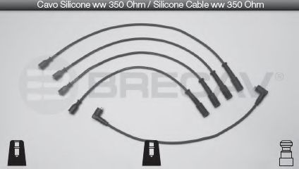 BRECAV 06.592 Комплект проводов зажигания 