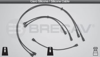 BRECAV 07.405 Комплект проводов зажигания 