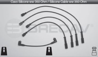 BRECAV 07.514 Комплект проводов зажигания 