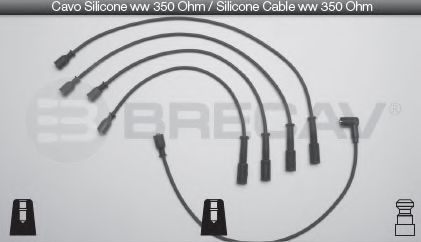 BRECAV 07.515 Комплект проводов зажигания 