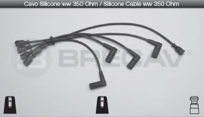 BRECAV 07.517 Комплект проводов зажигания 