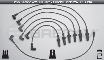 BRECAV 07.523 Комплект проводов зажигания 