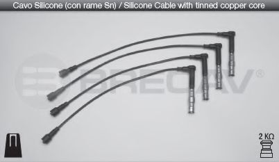 BRECAV 08.510 Комплект проводов зажигания 