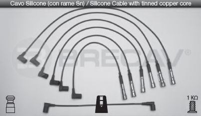BRECAV 08.512 Комплект проводов зажигания 