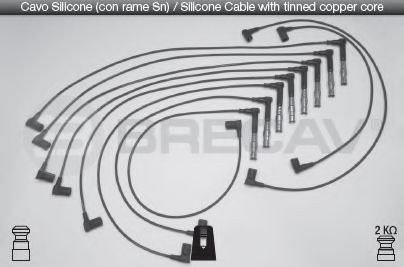 BRECAV 08.517 Комплект проводов зажигания 