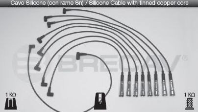 BRECAV 08.524 Комплект проводов зажигания 