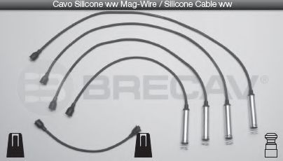 BRECAV 09.523 Комплект проводов зажигания 