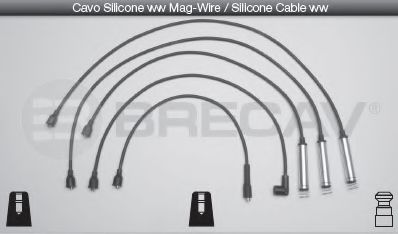 BRECAV 09.533 Комплект проводов зажигания 