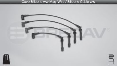 BRECAV 09.536 Комплект проводов зажигания 