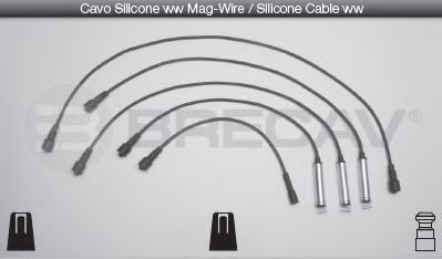 BRECAV 09.543 Комплект проводов зажигания 