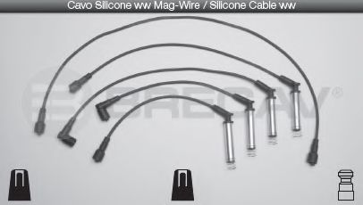 BRECAV 09.545 Комплект проводов зажигания 