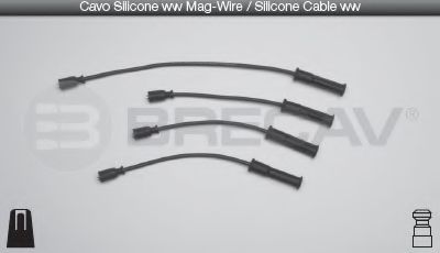BRECAV 11.554 Комплект проводов зажигания 