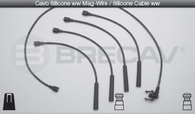 BRECAV 11.556 Комплект проводов зажигания 