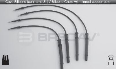 BRECAV 111.007C Комплект проводов зажигания 