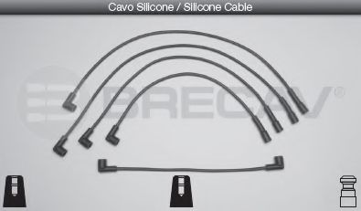 BRECAV 12.401 Комплект проводов зажигания 