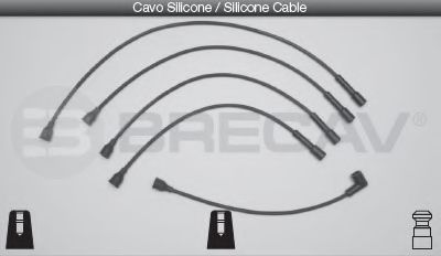BRECAV 12.405 Комплект проводов зажигания 