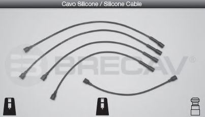 BRECAV 15.404 Комплект проводов зажигания 