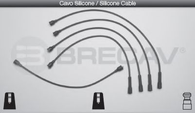 BRECAV 15.500 Комплект проводов зажигания 