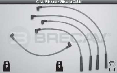 BRECAV 15.509 Комплект проводов зажигания 