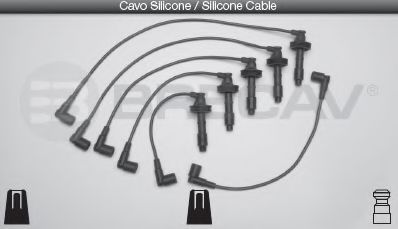 BRECAV 18.511 Комплект проводов зажигания 