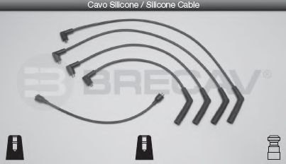 BRECAV 22.500 Комплект проводов зажигания 