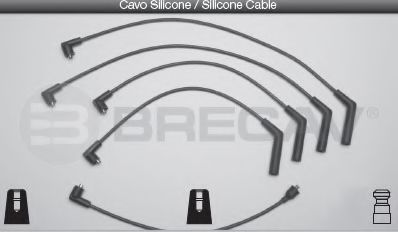 BRECAV 22.504 Комплект проводов зажигания 