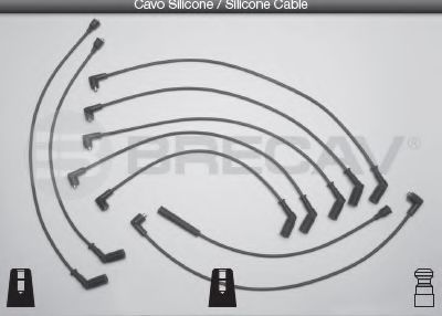 BRECAV 22.514 Комплект проводов зажигания 