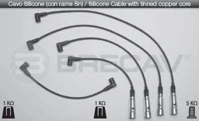 BRECAV 24.504 Комплект проводов зажигания 