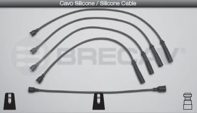 BRECAV 25.519 Комплект проводов зажигания 