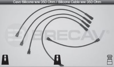 BRECAV 25.521 Комплект проводов зажигания 