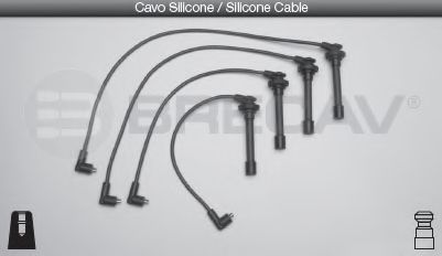 BRECAV 26.512 Комплект проводов зажигания 