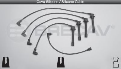 BRECAV 27.501 Комплект проводов зажигания 