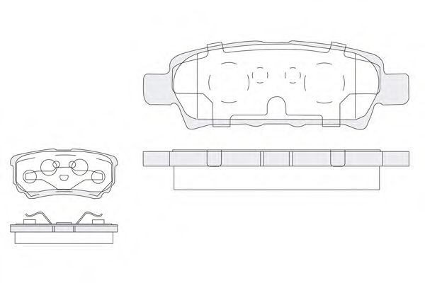 KSH-KOSHIMO 1850.0058046 Тормозные колодки для MITSUBISHI (Митсубиши/митсубиси) KSH-KOSHIMO 1850.0058046 Тормозные колодки для MITSUBISHI (Митсубиши/митсубиси)