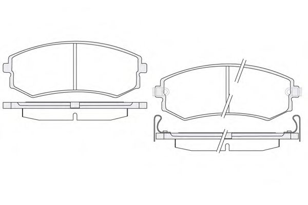 KSH-KOSHIMO 1850.0058067 Тормозные колодки для NISSAN PRIMERA (Ниссан Примера) KSH-KOSHIMO 1850.0058067 Тормозные колодки для NISSAN PRIMERA (Ниссан Примера)