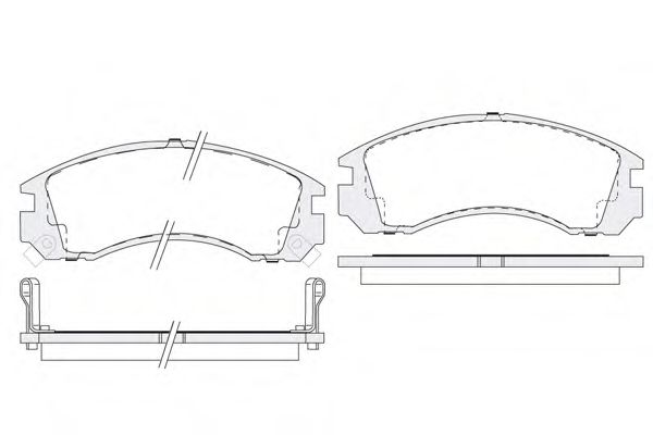 KSH-KOSHIMO 1850.0058077 Тормозные колодки для MITSUBISHI COLT/RODEO (Митсубиши/митсубиси Cолт/родэо) KSH-KOSHIMO 1850.0058077 Тормозные колодки для MITSUBISHI COLT/RODEO (Митсубиши/митсубиси Cолт/родэо)