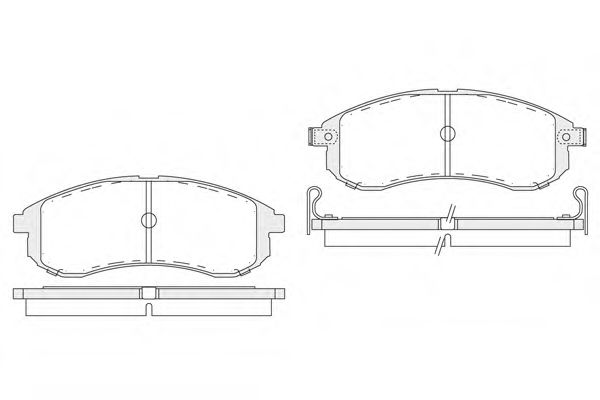 KSH-KOSHIMO 1850.0058147 Тормозные колодки для MITSUBISHI COLT/RODEO (Митсубиши/митсубиси Cолт/родэо) KSH-KOSHIMO 1850.0058147 Тормозные колодки для MITSUBISHI COLT/RODEO (Митсубиши/митсубиси Cолт/родэо)