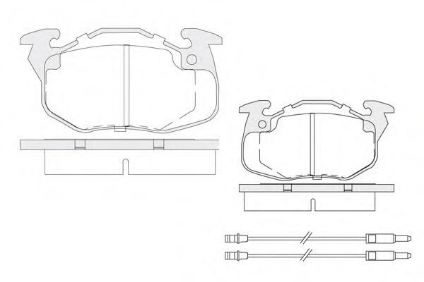 KSH-KOSHIMO 1850.0058152 Тормозные колодки для PEUGEOT 205 II (Пежо 205 2) KSH-KOSHIMO 1850.0058152 Тормозные колодки для PEUGEOT 205 II (Пежо 205 2)