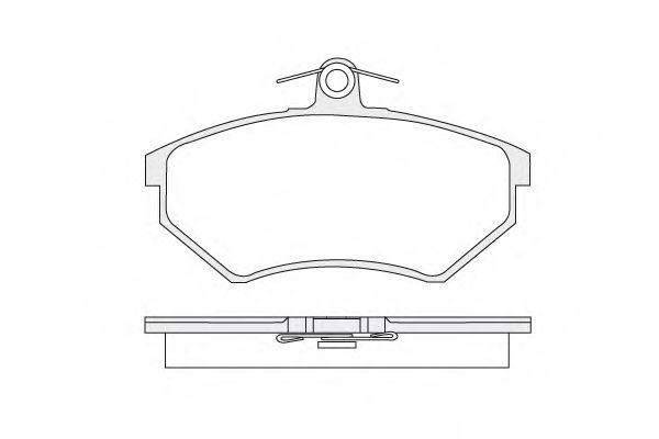 KSH-KOSHIMO 1850.0058155 Тормозные колодки для VOLKSWAGEN SCIROCCO (Фольксваген Сcироccо) KSH-KOSHIMO 1850.0058155 Тормозные колодки для VOLKSWAGEN SCIROCCO (Фольксваген Сcироccо)