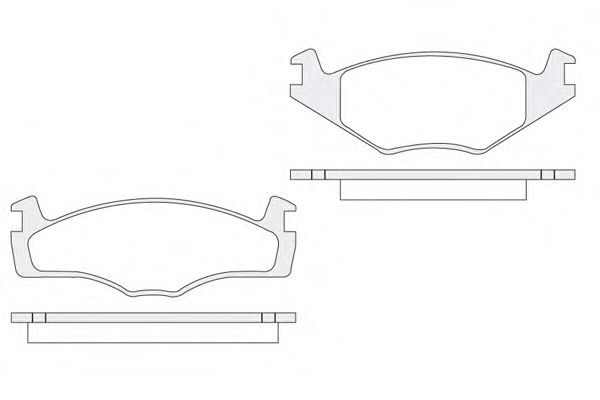 KSH-KOSHIMO 1850.0058163 Тормозные колодки для VOLKSWAGEN DASHER (Фольксваген Дашэр) KSH-KOSHIMO 1850.0058163 Тормозные колодки для VOLKSWAGEN DASHER (Фольксваген Дашэр)