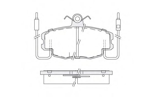 KSH-KOSHIMO 1850.0058178 Тормозные колодки для PEUGEOT 205 II (Пежо 205 2) KSH-KOSHIMO 1850.0058178 Тормозные колодки для PEUGEOT 205 II (Пежо 205 2)
