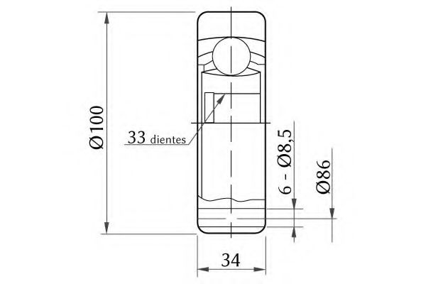 KSH-KOSHIMO 1860.0078001 Шарнирный комплект, приводной вал для AUDI 80 (Ауди 80) KSH-KOSHIMO 1860.0078001 Шарнирный комплект, приводной вал для AUDI 80 (Ауди 80)