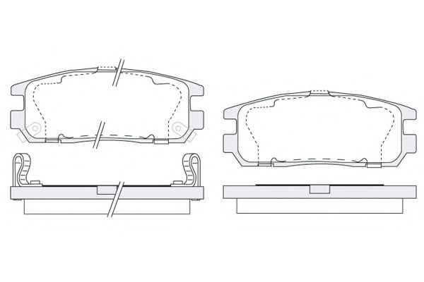 KSH-KOSHIMO 1850.0058003 Тормозные колодки для ISUZU D-MAX (Исузу Д-маx) KSH-KOSHIMO 1850.0058003 Тормозные колодки для ISUZU D-MAX (Исузу Д-маx)