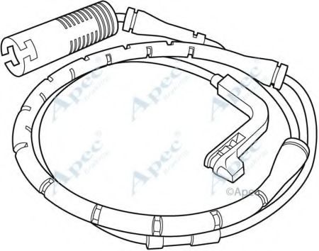 APEC braking WIR5193 Указатель износа, накладка тормозной колодки для BMW (Бмв) APEC braking WIR5193 Указатель износа, накладка тормозной колодки для BMW (Бмв)